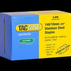 Tacwise 140 / 10mm hæfte klamme rustfri stål