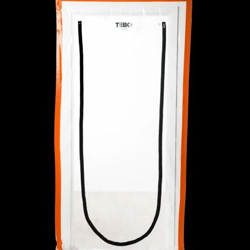 Tebco cover støvdør med U-lynlås 215x112 cm