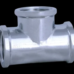Tee 1/2" krom