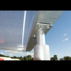 Terrasseoverdækning medium runde stolper 3,075 x 4,16 m - inkl. tagplader