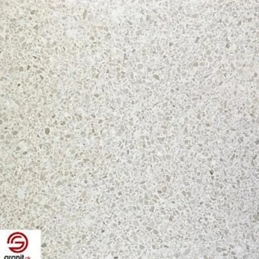 Terrazzo flise miami slebet overflade uden fas 40x40x1,5 cm