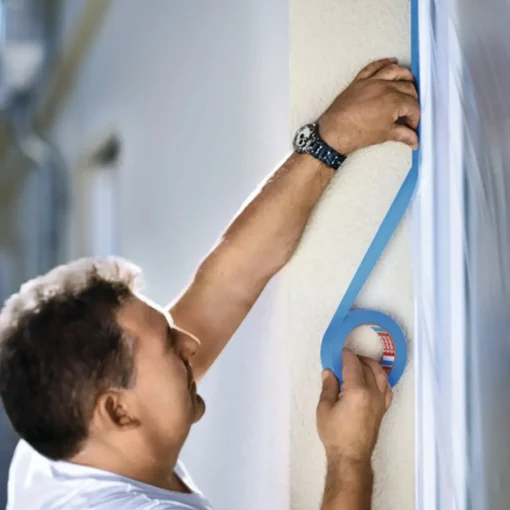 Tesa® 4440 Professionel udendørs malertape 50 m x 50 mm blå