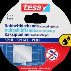 Tesa dobbeltklæbende tape 5 m x 19 mm