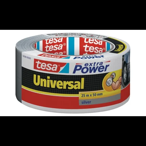 Tesa® extra Power Universal sort 25 m x 48 mm
