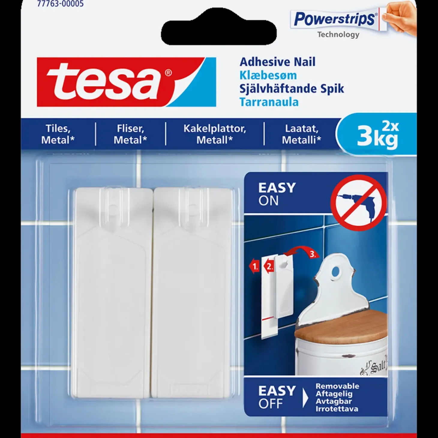 Tesa® Klæbesøm til fliser og metal (3 kg) - 2-pk