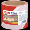 Tesa® Signal Afspærringstape 80 mm x 100 m rød-hvid