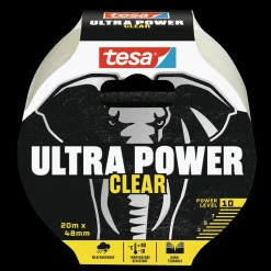 Tesa Ultra Power Clear reparationstape 10 m x 48 mm transparent