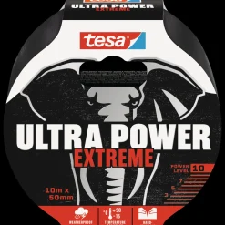 Tesa Ultra Power Extreme reparationstape 10 m x 50 mm sort