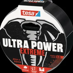 Tesa Ultra Power Extreme reparationstape 25 m x 50 mm sort