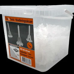 Tilefix Twist flisenivelleringsskruer 1 mm 100 stk