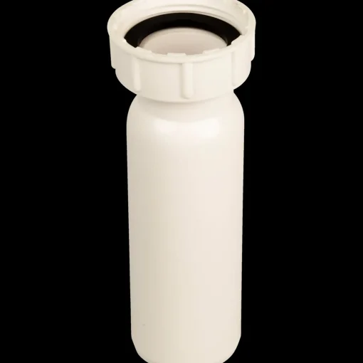 Tillsutningsrør t/køkkenvask 1 1/4"x40 mm hvid