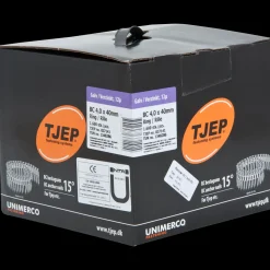 Tjep BC beslagsøm FH 15° båndede 4,0x40 mm elgalv. 1600 stk