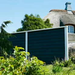 Topprofil brædt sortmalet 50x125 mm x 3,9 m