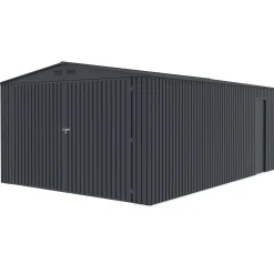 Torben redskabsskur 20,5 m², stål, mørkegrå