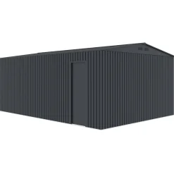 Torben redskabsskur 20,5 m², stål, mørkegrå