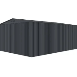 Torben redskabsskur 20,5 m², stål, mørkegrå