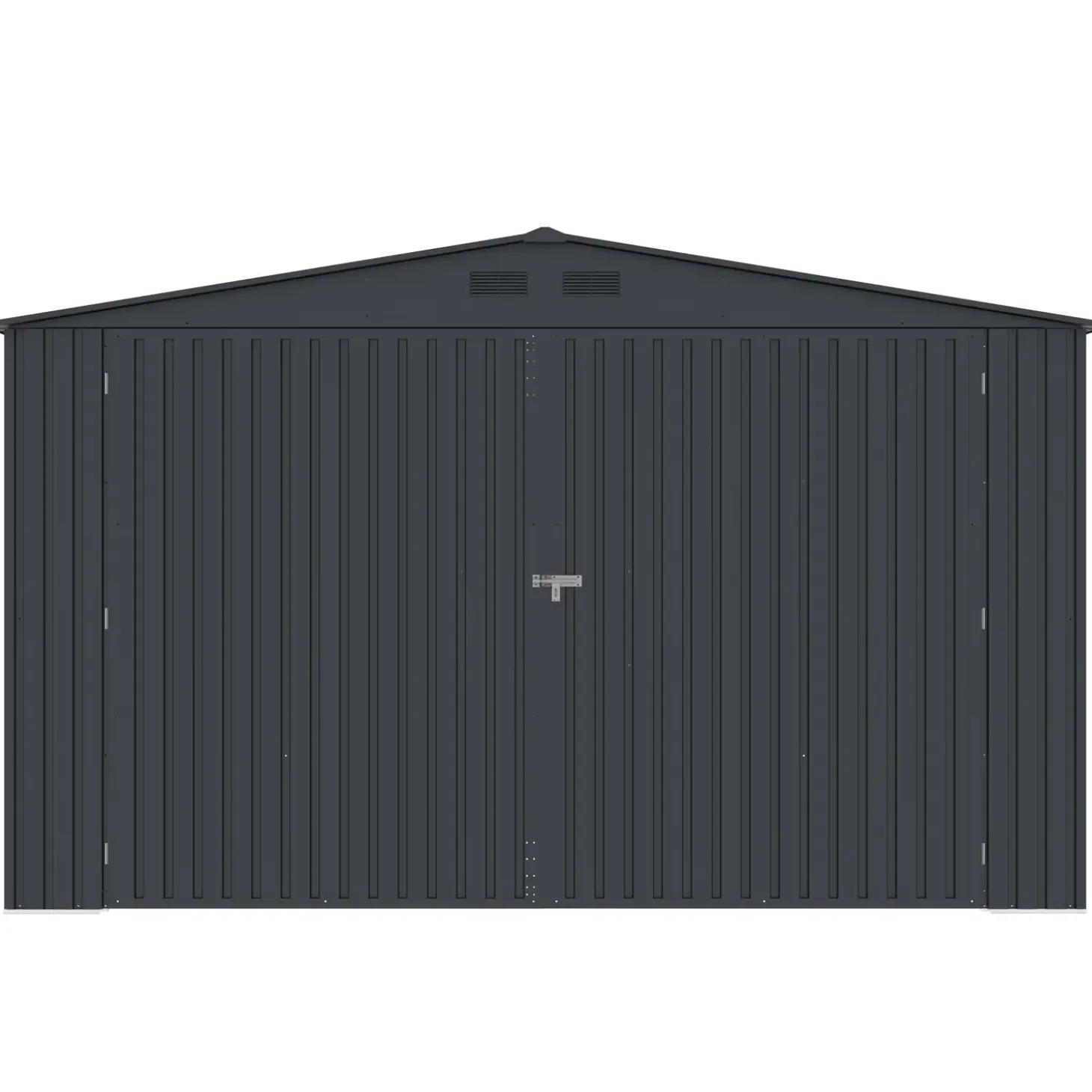 Torben redskabsskur 20,5 m², stål, mørkegrå