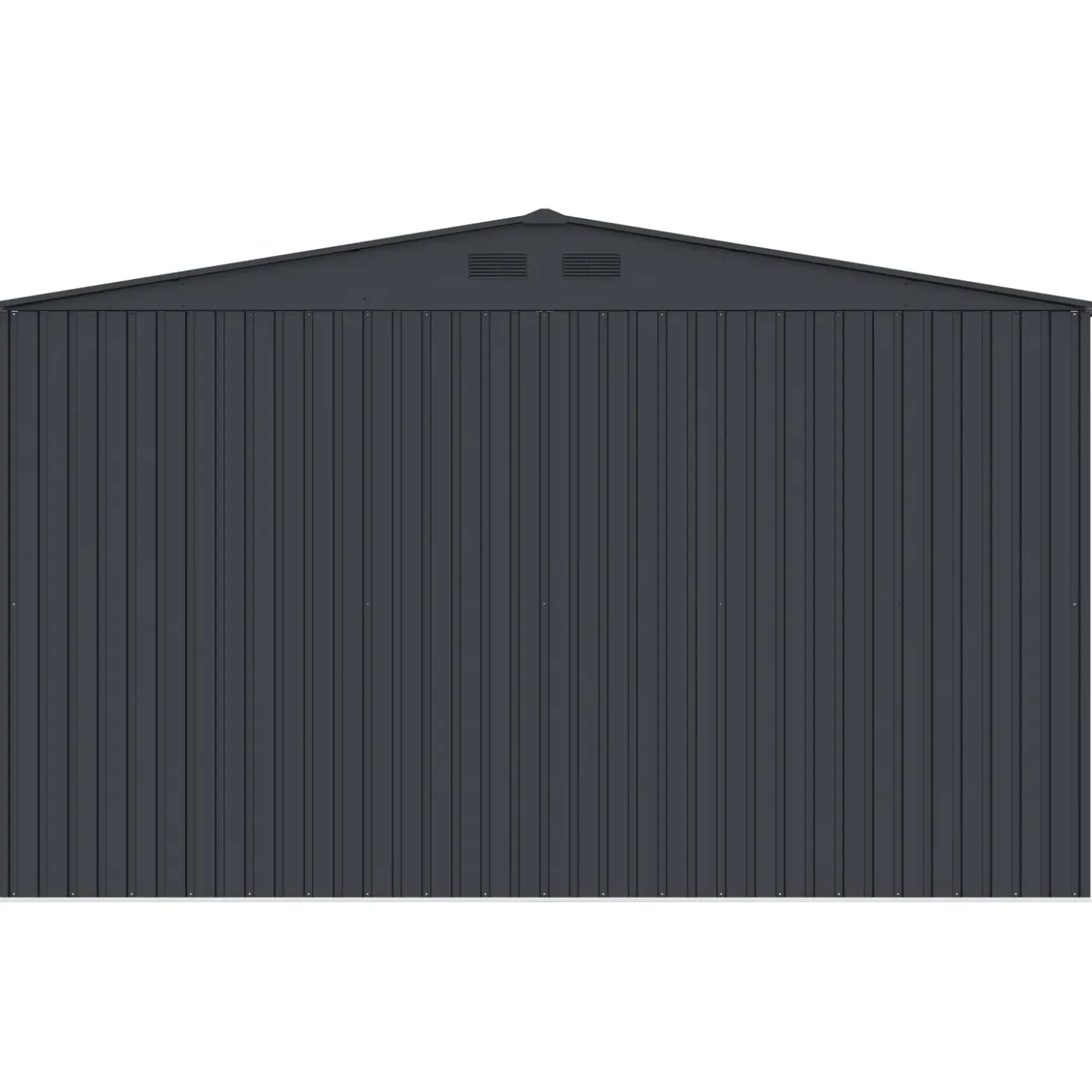 Torben redskabsskur 20,5 m², stål, mørkegrå