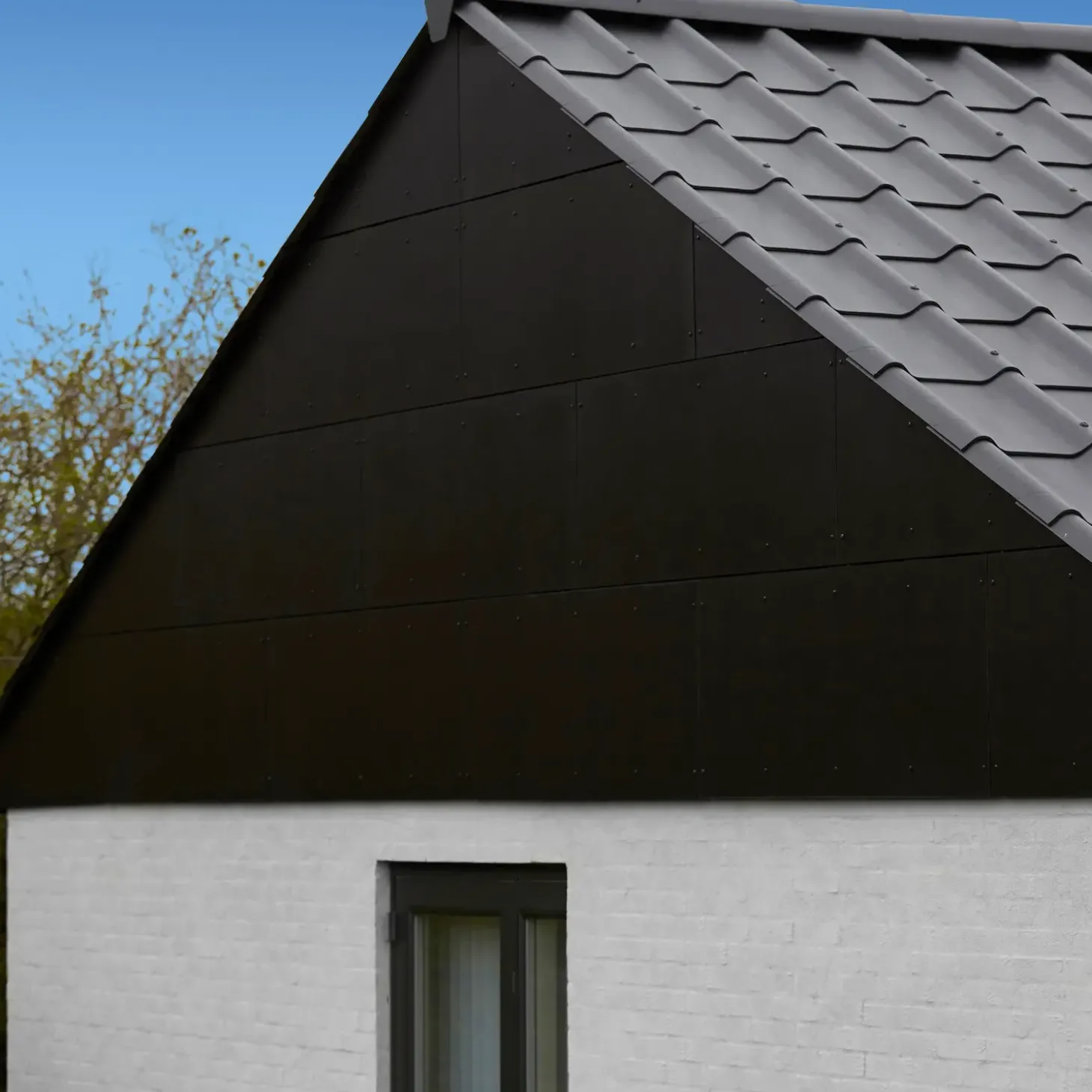 Toscana bølgeplade FK SORT 1166x625x6,3 mm