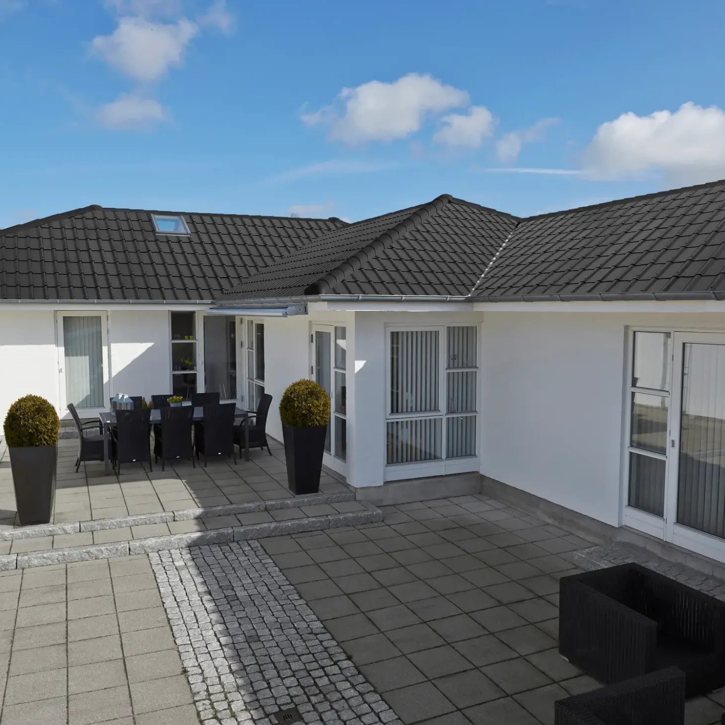 Toscana bølgeplade FK SORT 1166x625x6,3 mm