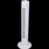 Tårnventilator H 74 cm. - hvid