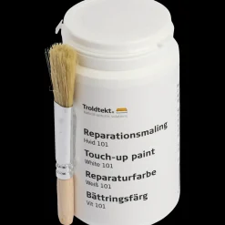 Troldtekt reperationsmaling hvid