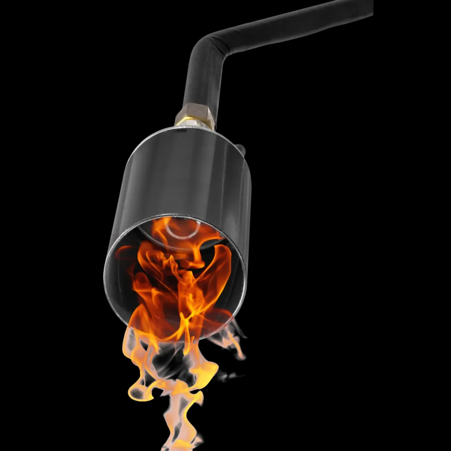 Trolla ukrudtsbrænder med vogn