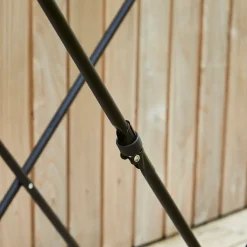 Tørrestativ med vinger 18 m tørreplads sort