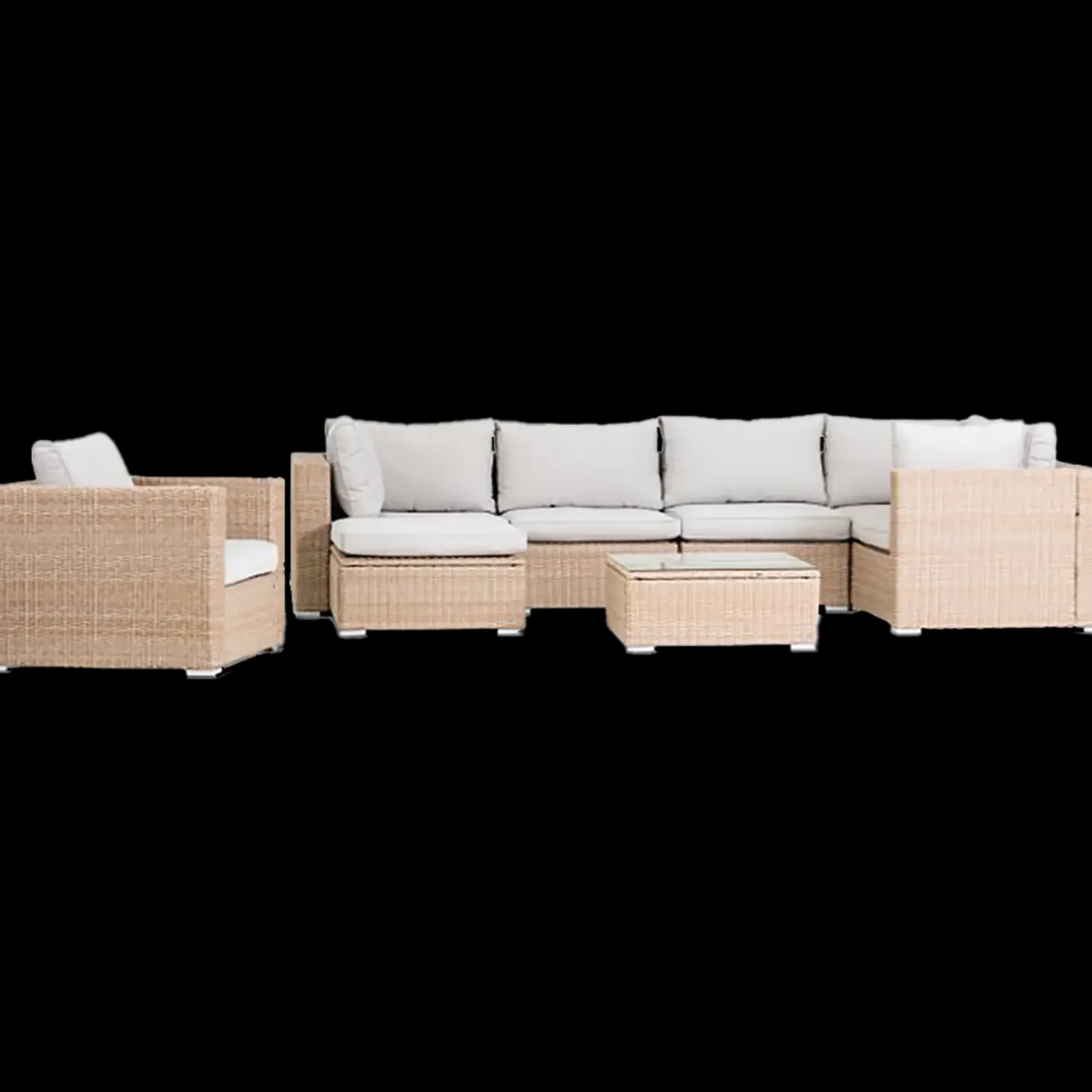 Tunø modulsofasæt 7 dele natur