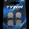 Tyzon CR2032 lithiumbatterier 4 stk