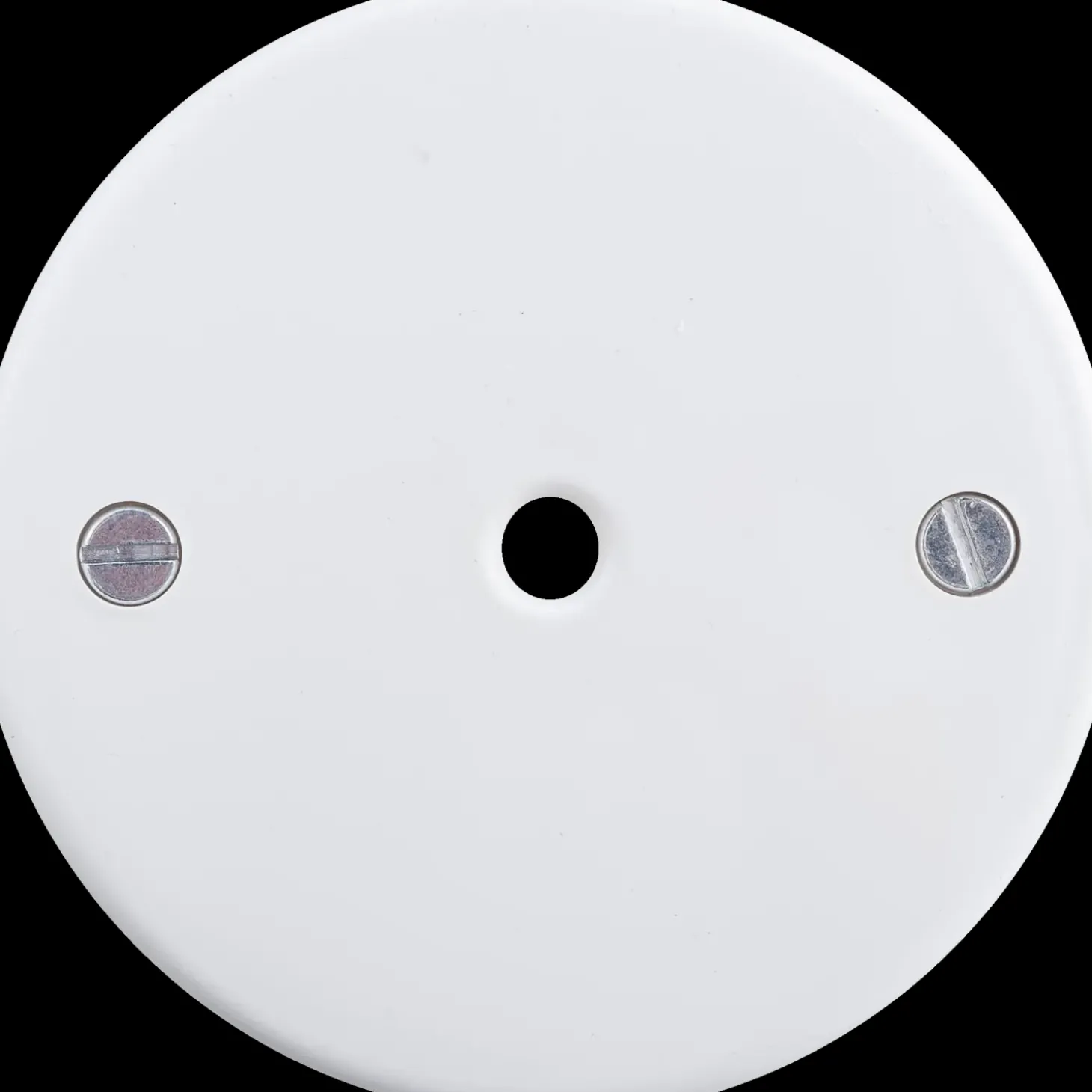 Udløbsdæksel Ø 80mm hvid