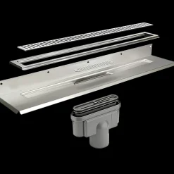 Unidrain sampak linje 800 mm med lodret udløb Ø75 mm