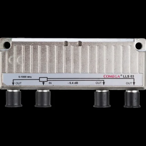 3-vejs signal fordeler for f-connector metal