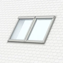 Velux EBL MK04 tvillingeinddækning til fladt tag 78x98 cm