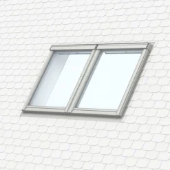 Velux EBL MK04 tvillingeinddækning til fladt tag 78x98 cm