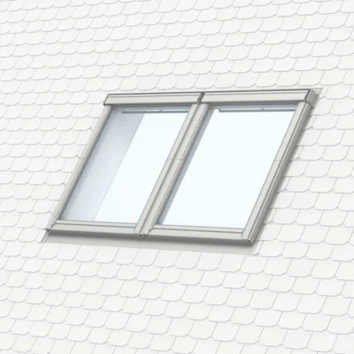 Velux EBL MK04 tvillingeinddækning til fladt tag 78x98 cm
