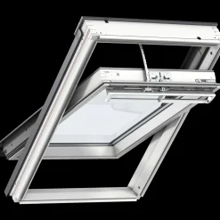 Velux GGL MK04 206821 fjernbetjent vippevindue 3-lags, hvidmalet fyrretræ 78x98 cm