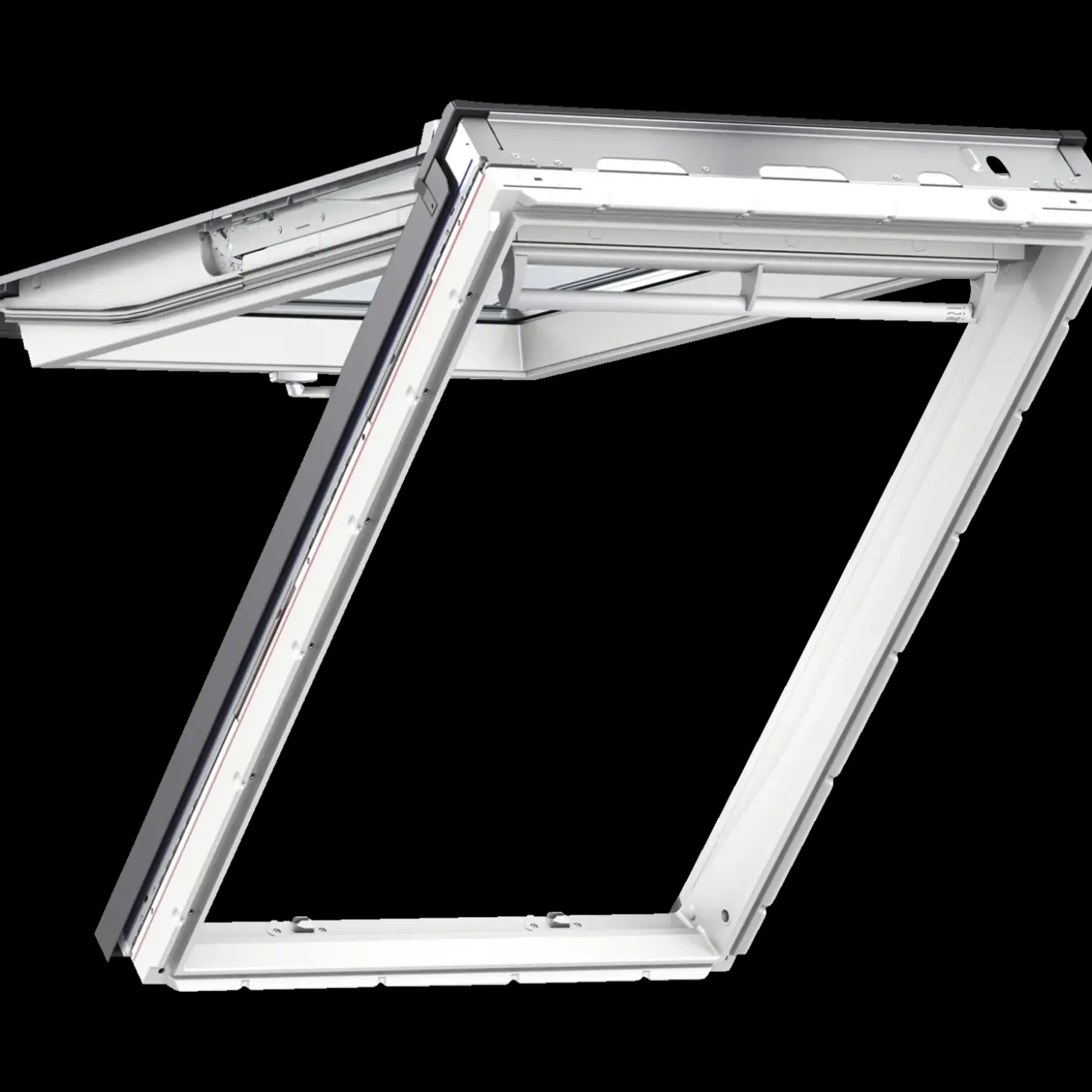 Velux GPU MK06 0066 tophængt 3-lagssuperlavenergi polyuretan vindue hvid 78x118 cm