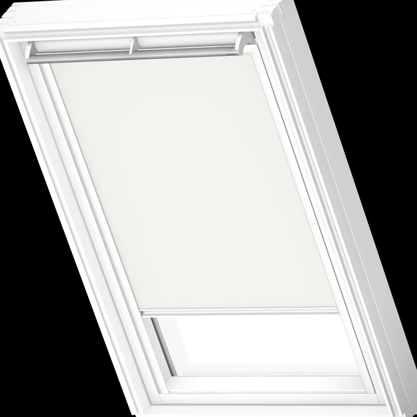 VELUX mørklægning manuel DKL MK04 hvid hvide skinner, 78 x 98 cm