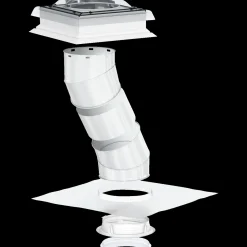 Velux TCR 0K14 0010 lystunnel til fladt tag, 1,7 m fast rør Ø35