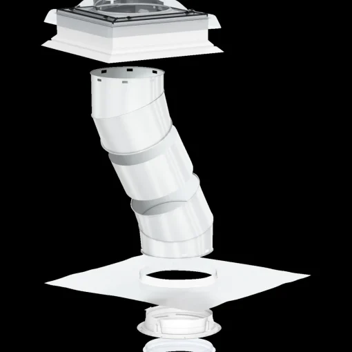 Velux TCR 0K14 0010 lystunnel til fladt tag, 1,7 m fast rør Ø35