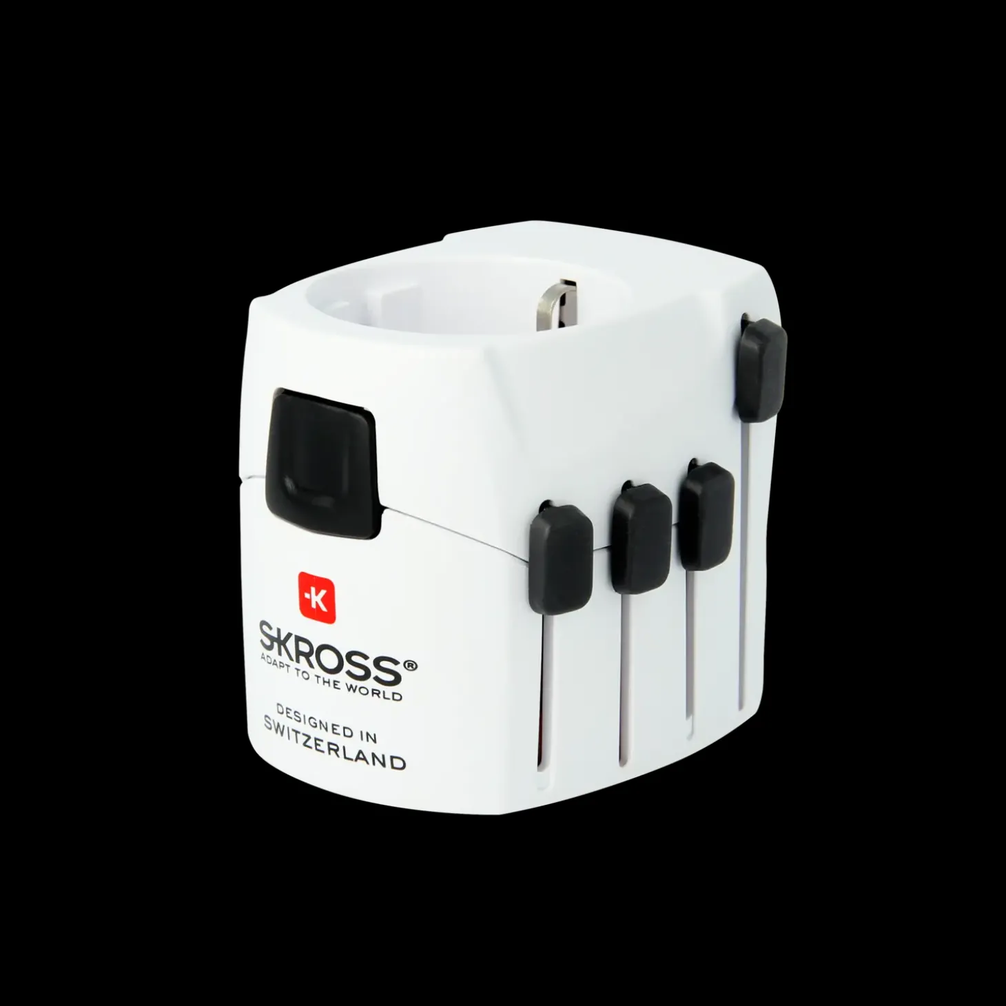 Verdensadapter Pro 6,3A hvid