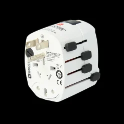 Verdensadapter Pro 6,3A hvid