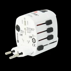 Verdensadapter Pro 6,3A hvid