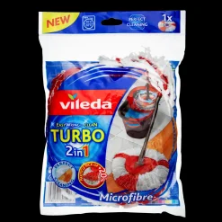 Vileda Easy Wring Turbo Spinmoppe - Spin 2i1 Refill