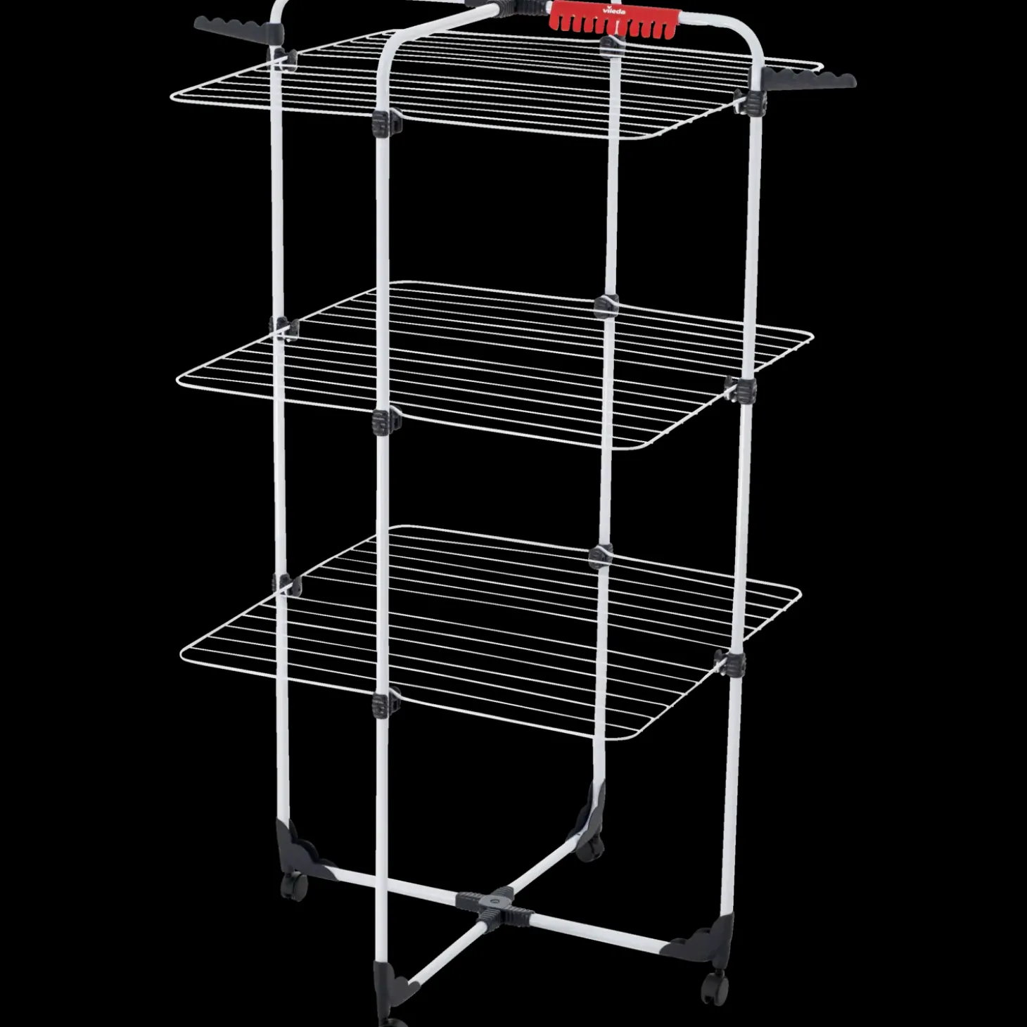 Vileda Mixer 3 - tørretårn med tre niveauer og hjul