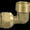 Vinkel t/pexrør 1/2"x15 mm