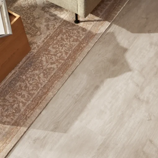 Wallmann Impressive kork/vinylgulv grå vasket eg 228x1830x7,5 mm