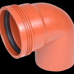Wavin kloakrør PP rød bøjning 88,5° x 110 mm