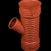 Wavin optirib grenrør pp 200x160 mm 45°
